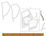 Gm Oem 17-23 Acadia Door Components-rear W'strip 23236799. Fixed Price $37.92.