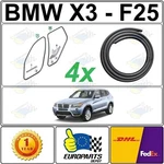 2011-2017 Bmw X3 F25 Door Seal Edge Protector 4-PIECE Rubber Weatherstrip Set. Fixed Price $140.00.