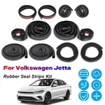 For Volkswagen Jetta Door Rubber Seal Strips Weather Draft Noise Reduction. Fixed Price $59.88.