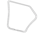 Genuine Volkswagen Door Weather-strip 1K9-839-702-5AP. Fixed Price $187.19.