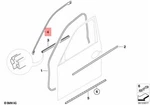 Genuine Bmw E60 E61 520D 520I 523I Seal Door Seam Roof Front Right 51217057508. Fixed Price $80.40.