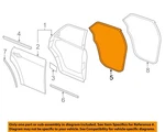 Dodge Chrysler Oem Rear Door-weatherstrip Seal Right 68040046AM. Fixed Price $117.60.