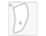 Genuine Honda Door Weather-strip 72810-SJC-A01. Fixed Price $43.55.