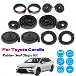 For Toyota Corolla Door Rubber Seal Strips Weather Draft Noise Reduction G. Fixed Price $59.24.