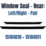 Pair Gm Oem Outer Rear Window Glass Sealing Weather Strip Trim 15104010+15104011. Fixed Price $42.74.