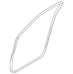 Genuine Nissan Body Weather-strip 76922-7LF0A. Fixed Price $165.90.