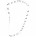Genuine Gm Weather-strip On Body 23261079. Fixed Price $43.73.