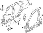 Genuine Bmw Seal 41-00-7-472-697. Fixed Price $44.66.