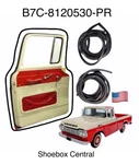 1957 1958 1959 1960 Ford Pickup Truck Door Seals Rubber Weatherstripping Usa. Fixed Price $64.88.