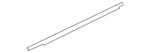 Genuine Gm Driver Side Front Door Window Belt Reveal Molding 25987184. Fixed Price $195.20.