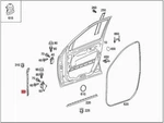 Genuine Weatherstrip Mercedes W164 X164 Suv 1647201478. Fixed Price $55.51.