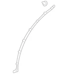 Genuine Mercedes-benz Cover Strip 213-730-04-02. Fixed Price $28.80.