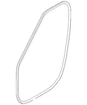 Genuine Land-rover Weather-strip On Body LR177615. Fixed Price $127.82.