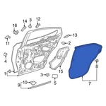 For Toyota Camry 2025-2026 67871AQ010 Rear Right Outer Door Seal. Fixed Price $119.07.