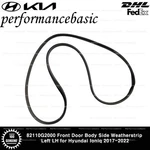 Genuine Front Door Bodyside Weatherstrip Lh 82110G9000 For Hyundai Genesis G70. Fixed Price $78.00.