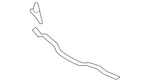Genuine Mazda Hood Seal TK48-56-750. Fixed Price $13.20.