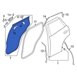 For Mazda CX-5 2017-2025 KB7W73760 Rear Left Outer Door Seal. Fixed Price $79.84.