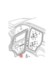 Vw Seat Tiguan Allspace Tarraco Door Seal Outer Black 5NN8397015AP No Duties. Fixed Price $149.92.