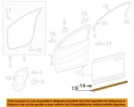 Toyota Oem 19-25 RAV4 Prime Front Door Components-lower W'strip 678640R030. Fixed Price $42.50.