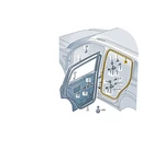 New Volkswagen Tiguan AD1 Rear Left Door Sealing Rubber 5NN867913A9B9 No Duty. Fixed Price $175.46.