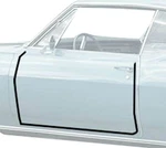 67-68 Gm Full Size Door Frame Weatherstrip Seal 2DR Hardtop Convertible Pair. Fixed Price $58.99.