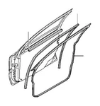 Volvo 8663774 Door Seal (right).. Fixed Price $361.24.