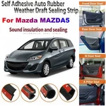 Door Rubber Seal Strips Weather Draft Wind Noise Reduction Trim For MAZDA5. Fixed Price $59.98.