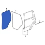 For Jeep Liberty 2008-2012 5112244AD Rear Inner Door Seal. Fixed Price $182.82.