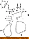 Gm Oem 10-14 Cts Pillars, Rocker Floor Interior Trim-w'strip On Body 20968722. Fixed Price $185.59.