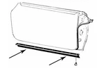 Mustang Door Bottom Weatherstrip Flat Pair 1969 - 1970 Daniel Carpenter. Fixed Price $12.95.