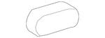 Genuine Volkswagen Seal Strip 6X0-837-923. Fixed Price $10.70.