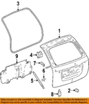 Gm Oem 05-09 Equinox,torrent Lift Gate Hardware-weatherstrip 19209031. Fixed Price $44.01.