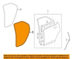 Gm Oem 10-17 Equinox Rear Components-door W'strip 23282070. Fixed Price $59.57.