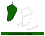 2004 Cadillac Srx Surround Weather-strip 89039945 Gm Oem. Fixed Price $48.40.