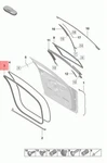 Genuine Porsche Panamera Door Seal Front Inner Left 971831721Y. Fixed Price $175.77.
