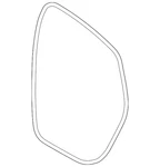 Genuine Audi Weather-strip On Body 4N4-833-721-D. Fixed Price $146.38.