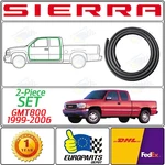 1999-06 Gmc Sierra Extended Cab GMT800 Door Rubber Seal Weatherstrip 2-PIECE Set. Fixed Price $130.00.