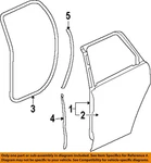 Gm Oem 07-17 Acadia Limited Rear Door Components-front W'strip 22912587. Fixed Price $93.53.