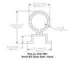 Ap Products 018-1681-35 Small Ek Outer Seal 9/10' X 11/16'. Fixed Price $71.96.