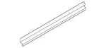 Genuine Nissan Door Shell Seal 82839-7JA2A. Fixed Price $64.17.