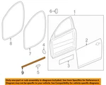 Gm Oem 12-17 Verano Front Door Components-lower W'strip 13347305. Fixed Price $48.22.