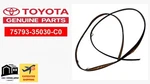 Toyota Oem 75793-35030-C0 Front Door Outside Molding Pad 4RUNNER Japan Jdm New. Fixed Price $43.74.