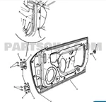 Ford F150 Front Door Left Weather Strip Body 9L3Z-1525325-B. Fixed Price $100.00.