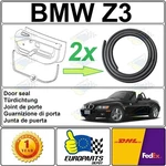 1996-2002 Bmw Z3 Door Seal Edge Protector Felt-lined Weatherstrip 2-PIECE Set. Fixed Price $80.00.