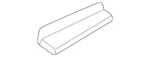 Genuine Nissan Door Shell Seal 80839-7JA3A. Fixed Price $20.26.