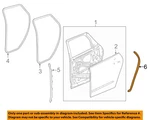 Gm Oem 18-24 Enclave Door Components-rear W'strip 23204920. Fixed Price $48.36.