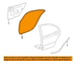 Chrysler Oem 03-04 Intrepid Rear Door Components-w'strip Body UP91XXXAF. Fixed Price $35.29.