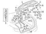 Genuine Audi Body Weather-strip 8W5827705E Oem 8W5-827-705-E. Fixed Price $150.96.