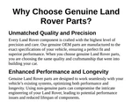 Genuine Land Rover Oe Seal - Door Fron LR128752. Fixed Price $114.17.