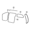 Genuine Mopar Rear Door Opening Weatherstrip 1DA06LTUAJ. Fixed Price $68.59.